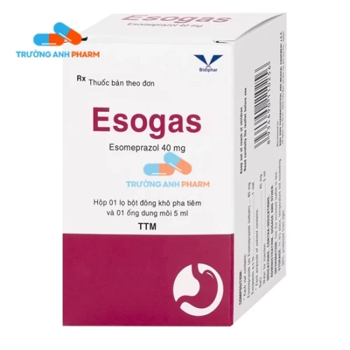 Esogas 40mg Bidiphar - Thuốc điều trị viêm loét dạ dày