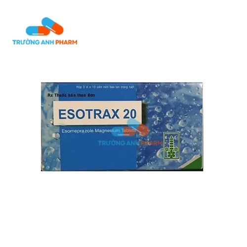 Thuốc Esotrax 20 Mg - Hộp 3 vỉ x 10 viên