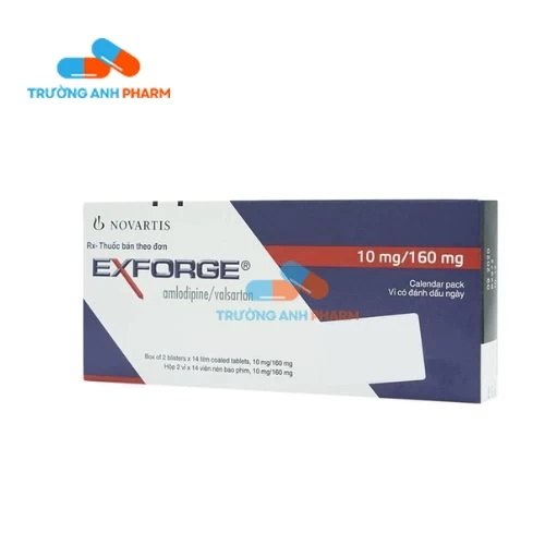 Thuốc Exforge 10Mg/160Mg - Hộp 2 vỉ x 14 viên