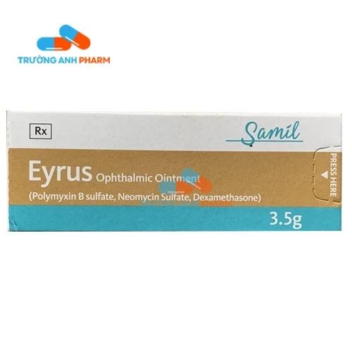 Thuốc Mỡ Tra Mắt Eyrus Samil - Hộp 1 tuyb 3.5g