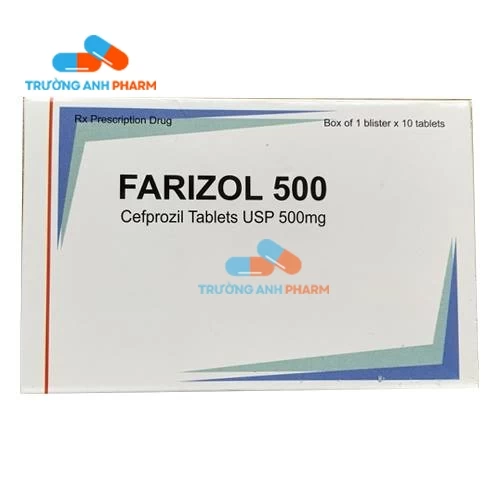 Thuốc Farizol 500Mg - Hộp 1 vỉ x 10 viên