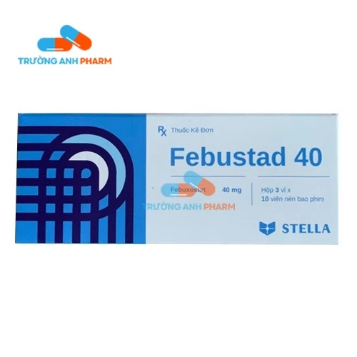 Thuốc Febustad 40Mg - Hộp 3 vỉ x 10 viên nén bao phin