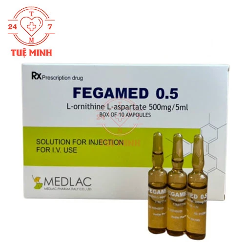 Fegamed 0,5 Medlac - Thuốc điều trị các bệnh lí về gan hiệu quả 