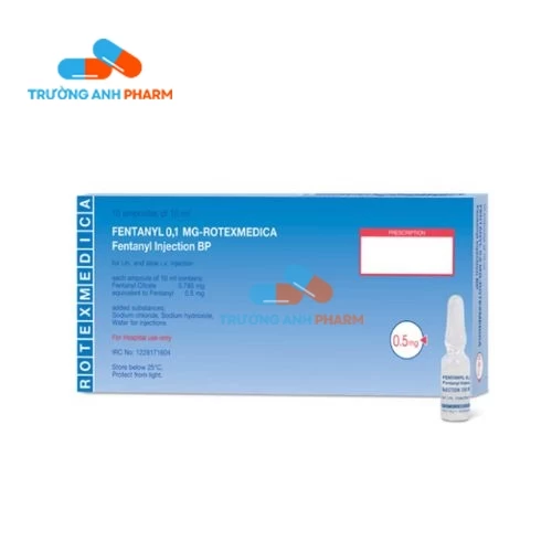 Fentanyl 0,1mg-Rotexmedica - Thuốc giảm đau