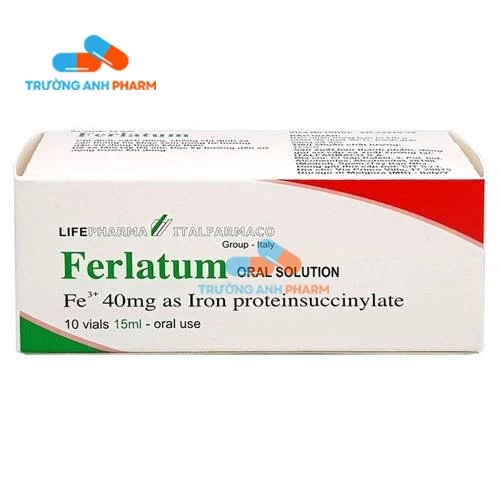 Ferlatum Dung Dịch Uống - Hộp 10 lọ