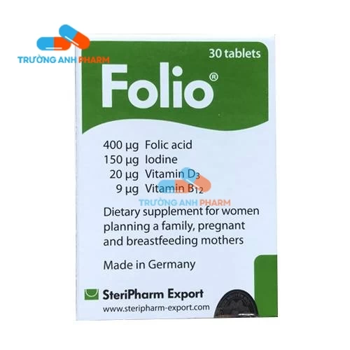 Thuốc Folio - Hộp 1 lọ 120 viên