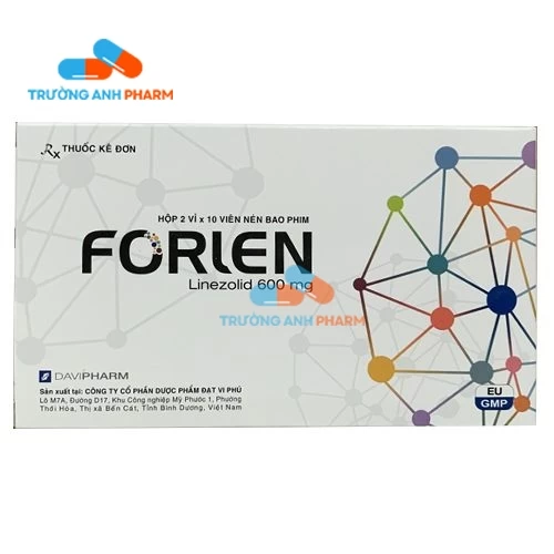 Thuốc Forlen 600Mg - Hộp 2 vỉ x 10 viên nén bao phim