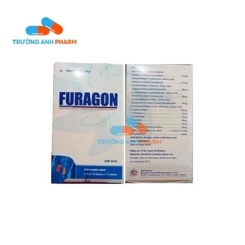 Thuốc Furagon - Hộp 10 vỉ x 10 viên