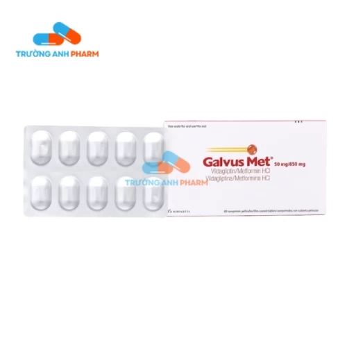 Thuốc Galvus Met 50Mg/850Mg - Hộp 6 vỉ x 10 viên