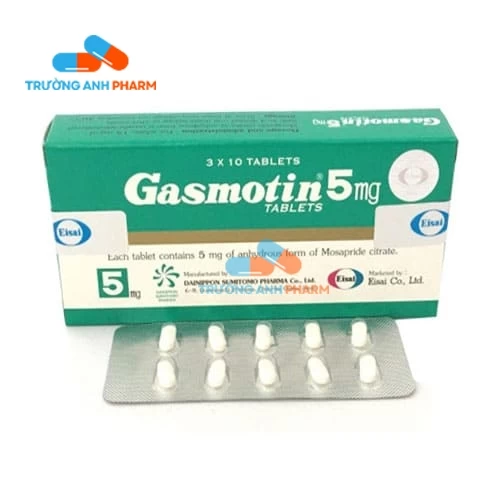 Thuốc Gasmotin 5Mg - Hộp 3 vỉ x 10 viên