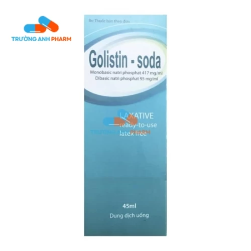 Golistin Soda 45ml CPC1HN - Hỗ trợ làm giảm các triệu chứng của táo bón