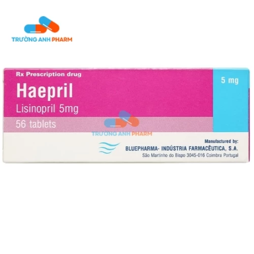 Thuốc Haepril 5Mg - Hộp 4 vỉ x 14 viên