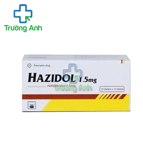 Hazidol 1,5mg Pymepeharco - Thuốc điều trị tâm thần phân liệt 