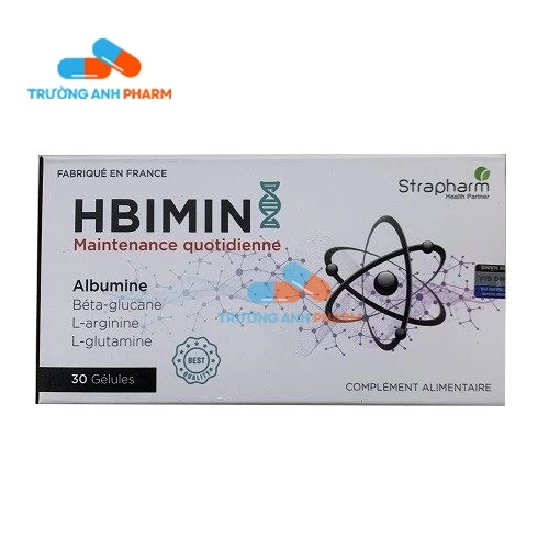 Thực Phẩm Bảo Vệ Sức Khỏe Hbimin Strapharm - Hộp 2 vỉ x 15 viên