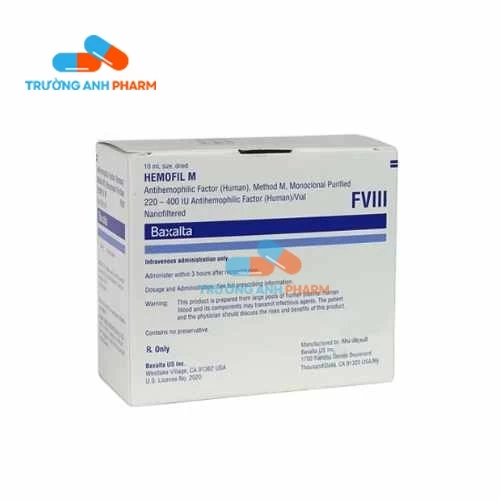 Hemofil M 220-400 IU H/1 - Thuốc chống tăng bilirubin máu