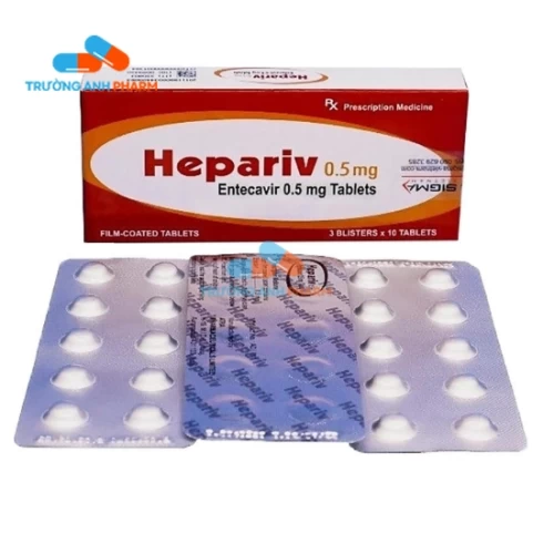 Thuốc Hepariv 0.5Mg -  Hộp 3 vỉ x 10 viên