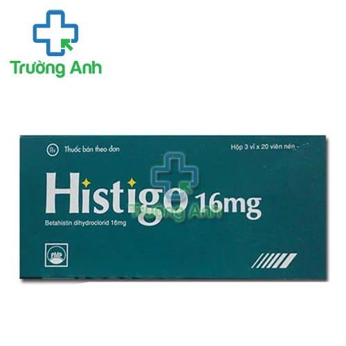 Histigo 16mg Pymepharco - Thuốc điều trị chóng mặt, hoa mắt, ù tai