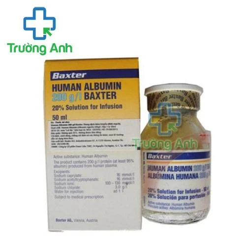 Human Albumin Baxter 200G/L - Hộp 1 lọ 50 ml