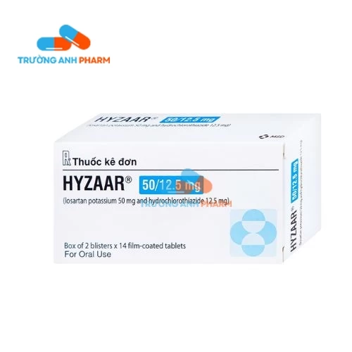 Thuốc Hyzaar 50/12.5Mg - Hộp 2 vỉ x 14 viên