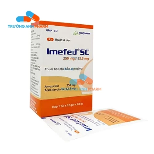 Imefed SC 250mg/62,5mg - Thuốc uống  điều trị nhiễm khuẩn của Imexpharm