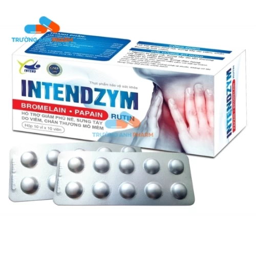 Intendzym Tradiphar - Hỗ trợ điều trị phù nề, sưng tấy hiệu quả