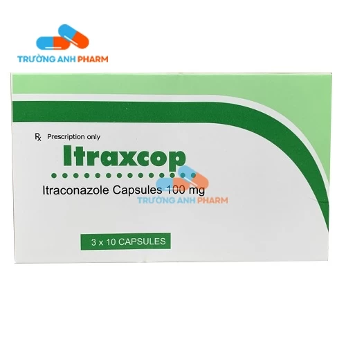 Thuốc Itraxcop 100Mg - Hộp 3 vỉ x 10 viên