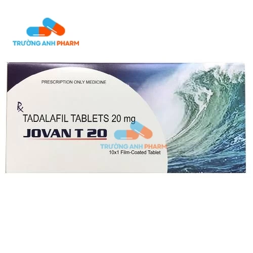 Thuốc Jovan T20 - Hộp 1 vỉ x 1 viên nén bao phim (10 hộp)