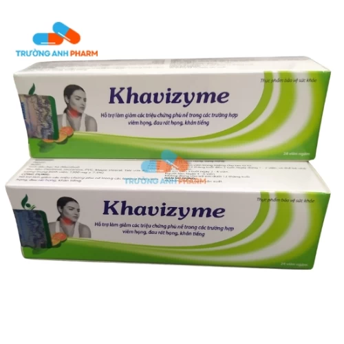 Khavizyme Viheco - Hỗ trợ làm giảm các triệu chứng phù nề