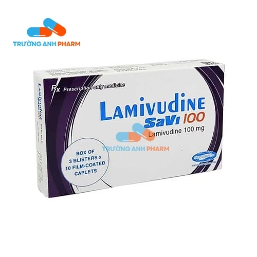 Thuốc Lamivudine Savi 100 Mg - Hộp 3 vỉ x 10 viên