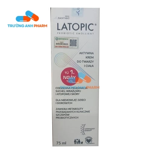 Kem Latopic Face And Body Cream - Hộp 1 tuyp 75ml