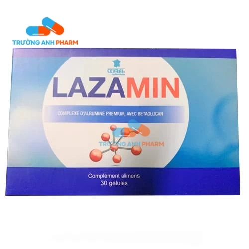Thực Phẩm Bảo Vệ Sức Khỏe Lazamin - Hộp 2 vỉ X 15 viên