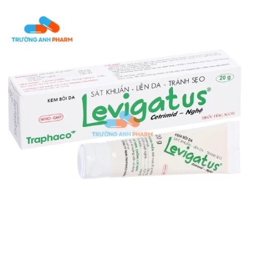 Levigatus 20G Traphaco - Hộp 1 tuýp 20 g kem bôi da.