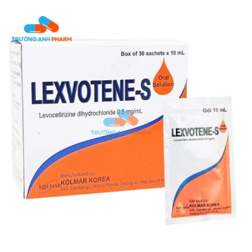 Thuốc Lexvotene-S - Hộp 30 gói x 10ml