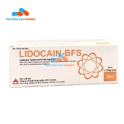 Lidocain-BFS 200mg/10ml CPC1HN - Thuốc gây tê hiệu quả