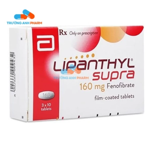 Thuốc Lipanthyl Supra 160Mg -  Hộp 3 vỉ x 10 viên