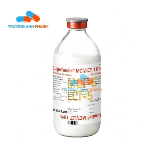 Lipofundin MCT/LCT 10% B.Braun - Cung cấp năng lượng cho cơ thể