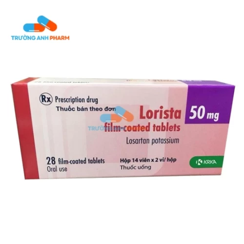 Thuốc Lorista 50Mg - Hộp 2 vỉ x 14 viên