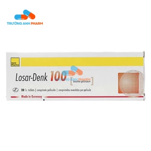 Thuốc Losar-Denk 100Mg -  Hộp 2 vỉ x 14 viên