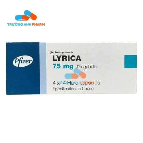 Thuốc Lyrica 75Mg -  Hộp 4 vỉ x 14 viên