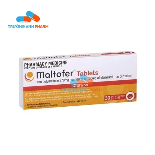 Maltofer 375mg Vifor Pharma (viên) - Thuốc hỗ trợ sản sinh hồng cầu