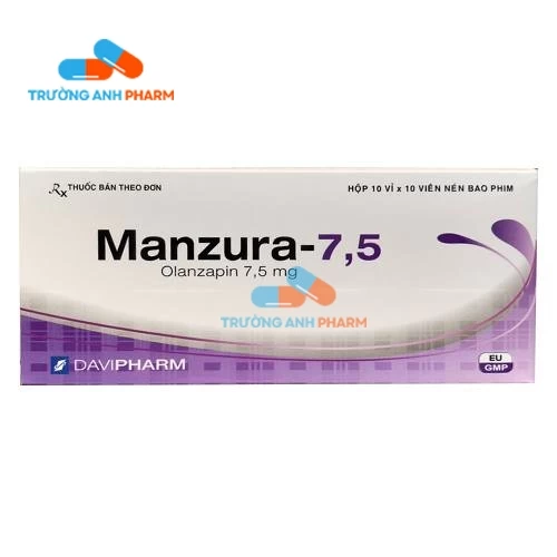 Manzura 7.5 Mg - Hộp 10 vỉ x 10 viên