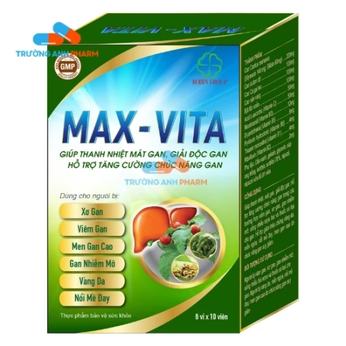 Max-vita - Sản phẩm làm mát gan, tăng cường chức năng gan 