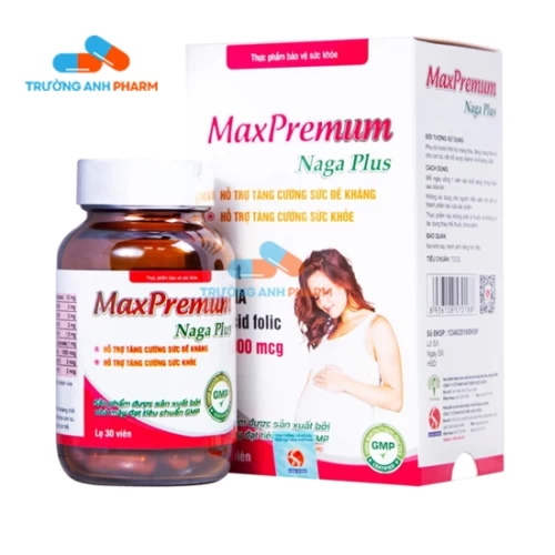 Maxpremum Naga Plus - Viên uống bổ sung sắt và vitamin cho mẹ bầu khoẻ mạnh