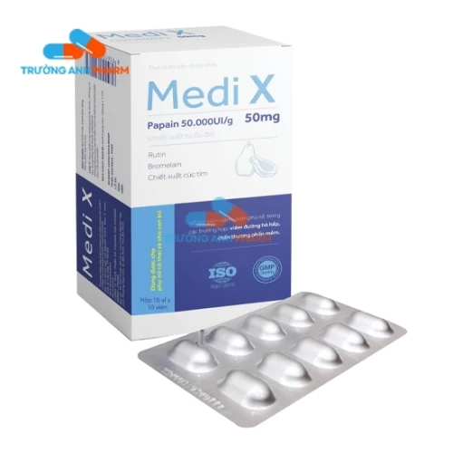 Medi X - Sản phẩm hỗ trợ giảm viêm, giảm phù nề hiệu quả