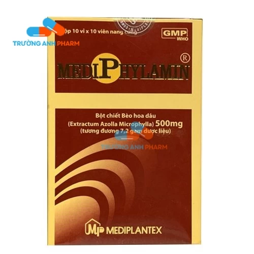 Thuốc Mediphylamin 500Mg - Hộp 10 vỉ x 10 viên