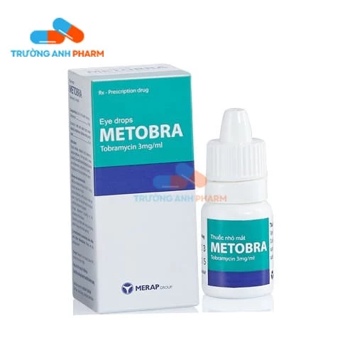 Metobra - Điều trị tại chỗ cho những nhiễm trùng ở những cấu trúc ngoài của mắt