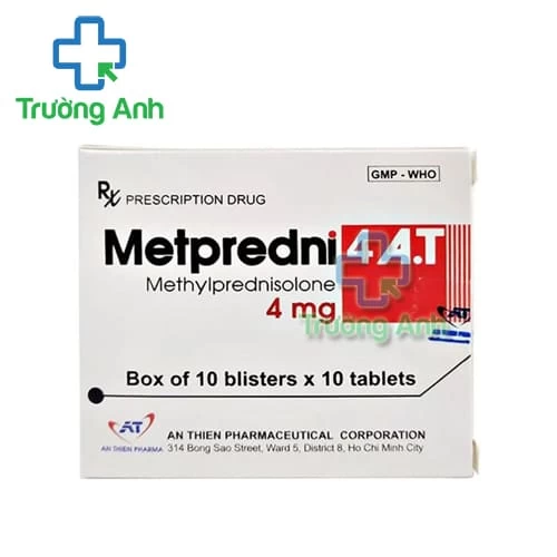 Metpredni 4 A.T - Thuốc chống viêm của Việt Nam