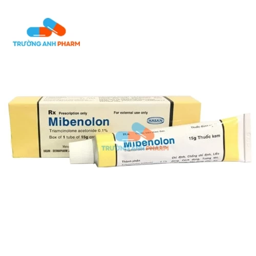 Mibenolon 15g - Kem bôi điều trị vảy nến, viêm da cơ địa hiệu quả