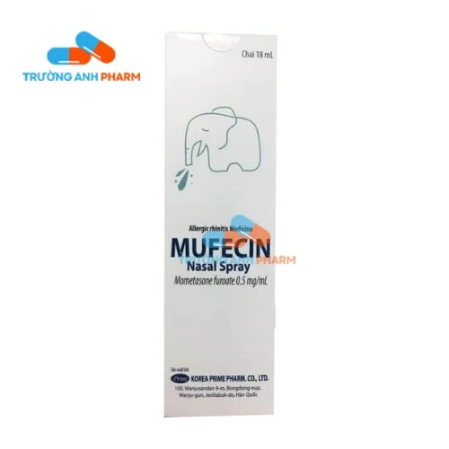 Thuốc Mufecin Nasal Spray 18Ml - Hộp 1 chai 18ml