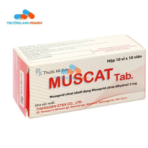 Thuốc Muscat Tab 5Mg - Hộp 10 vỉ x 10 viên